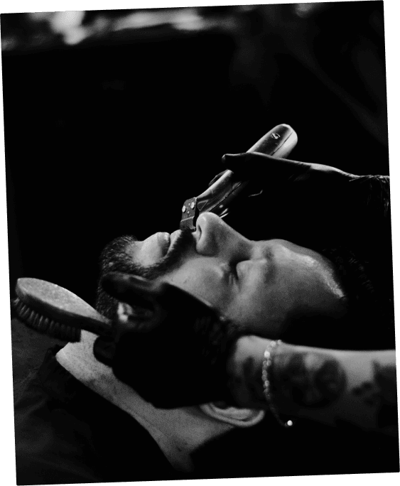 man-shaving